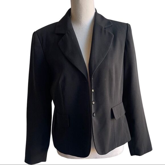 GIORGIO SANT’ ANGELO 4 button closure blazer w/ decorative faux pockets - Picture 1 of 7
